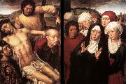 MEMLING, Hans Diptych with the Deposition oil painting picture wholesale